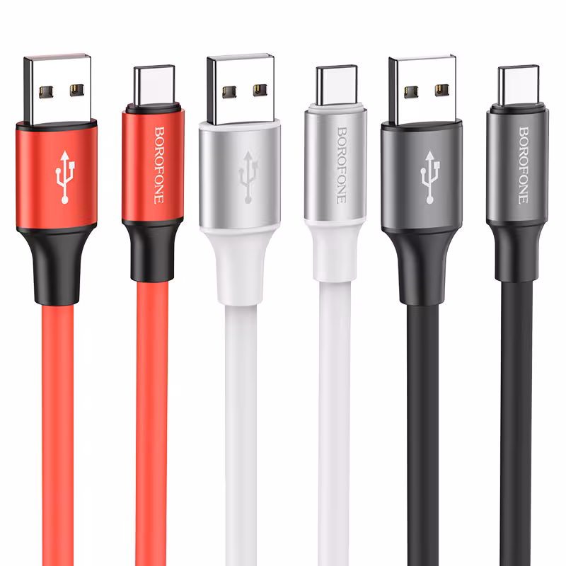 کابل شارژ USB-A به USB-C بروفون مدل BX82 طول 1 متر