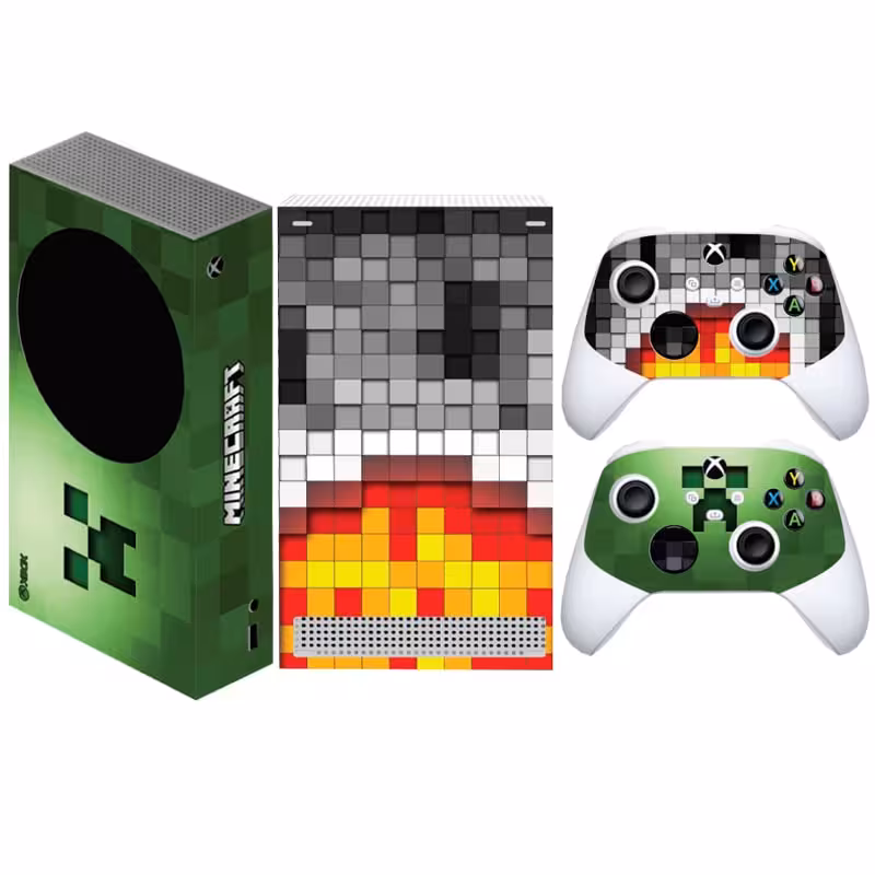 برچسب کنسول Xbox series s Game Over طرح ماینکرافت MINECRAFT