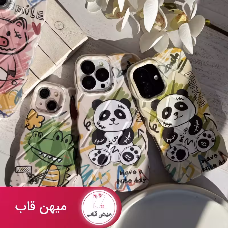 قاب گوشی آیفون باغ وحش سه بعدی - کد (69632)