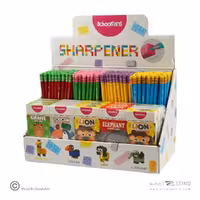 مدادمشکی پاکن دار رگلام288عددی همراه با90عدد تراش لگویی اسکول فنز کد92457