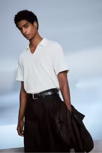 تی شرت یقه پولو مردانه تناسب منظم T اورجینال H&M