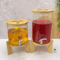 کلمن پایه دار پیرکس بامبو