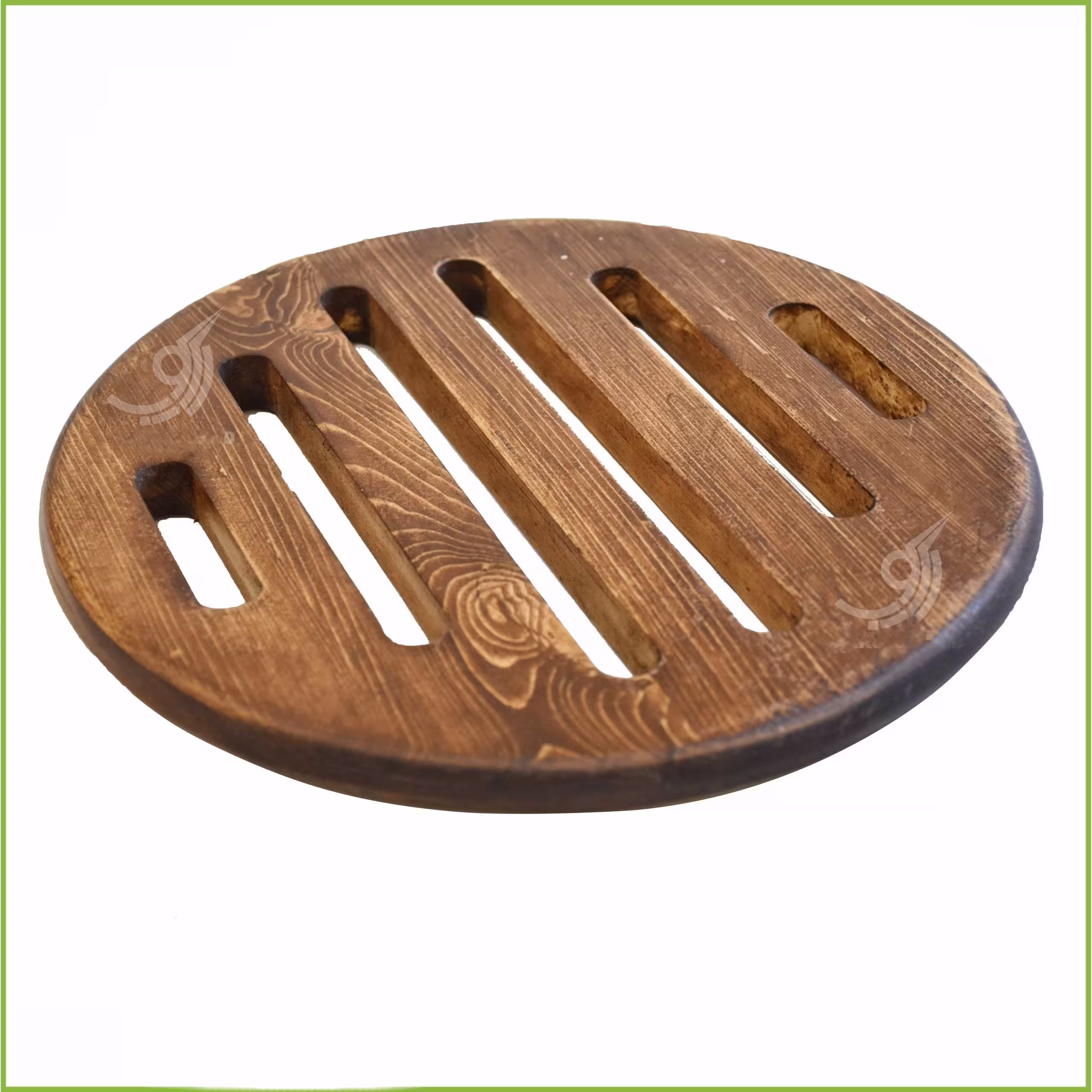 زیر قابلمه ای چوبی قطر 25 کد 101437