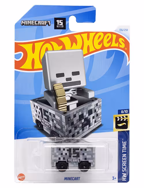 ماشین دکوری مدل Minecart برند Hot Wheels