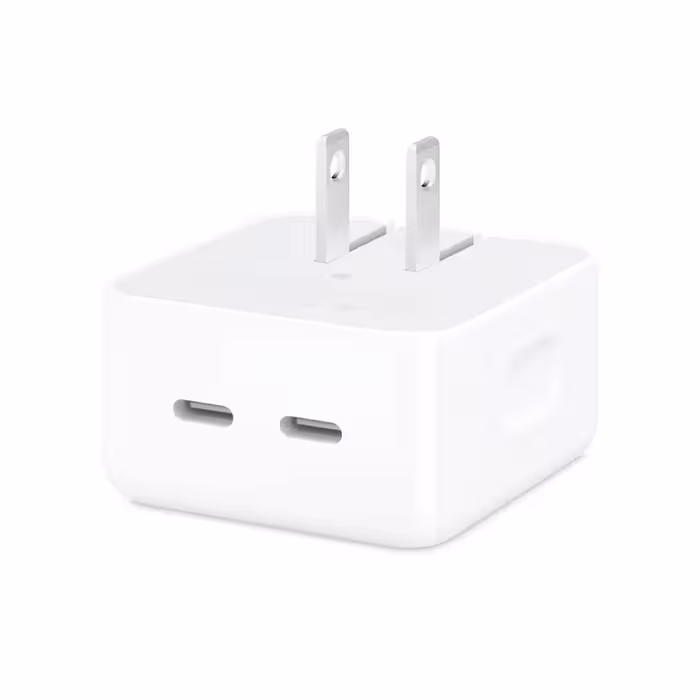 آداپتور شارژر 35W Dual USB-C Port Compact Power Adapter اپل با توان 35 وات
