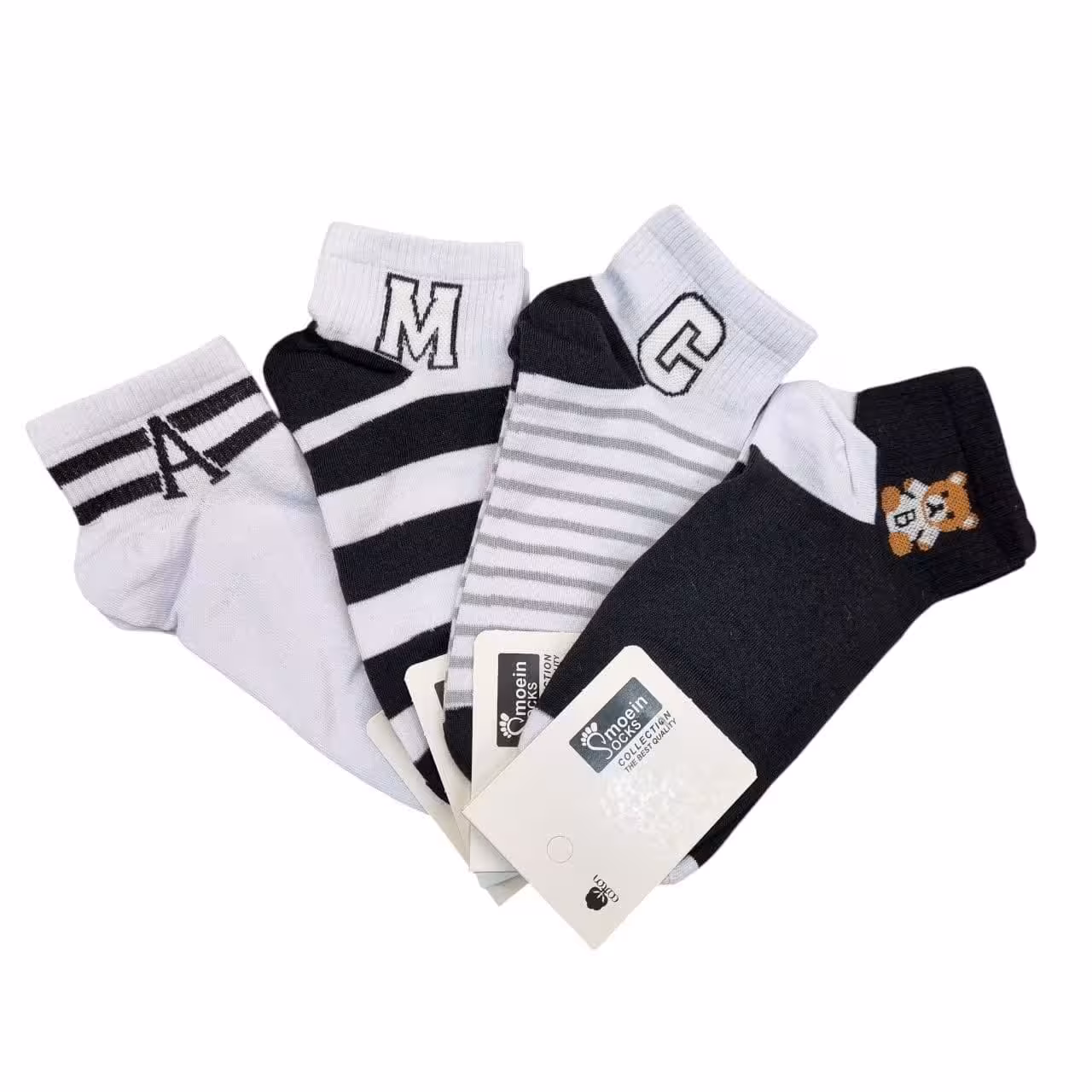 جوراب مچی اسپورت کارت سفید کد 15