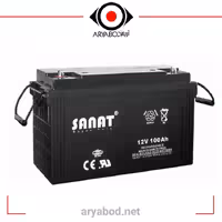 باتری یو پی اس 12ولت 100آمپر صنعت UPS BATTERY SANAT 12V 100AH