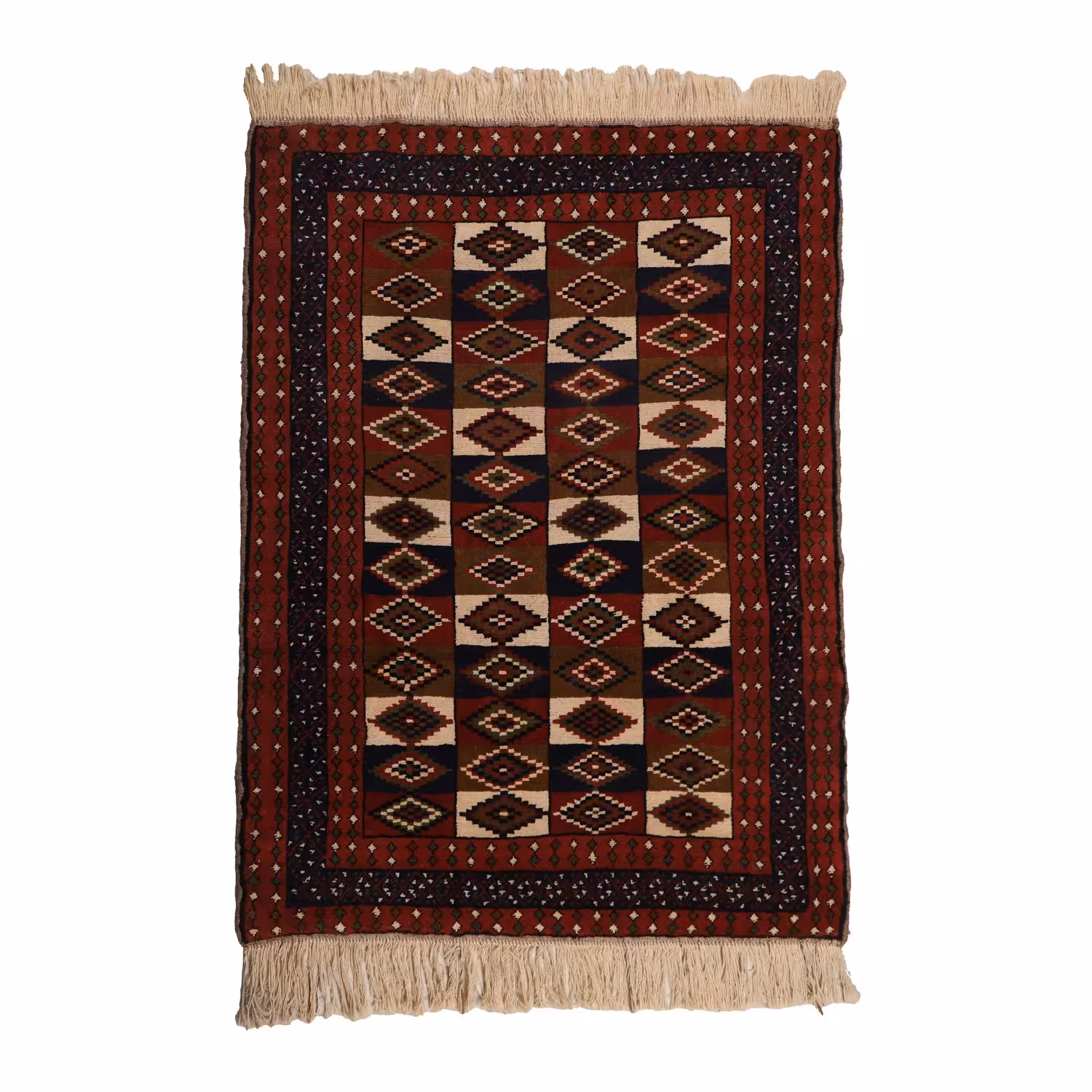 فرش دستباف دو و نیم متری طرح خراسان کد 4020305