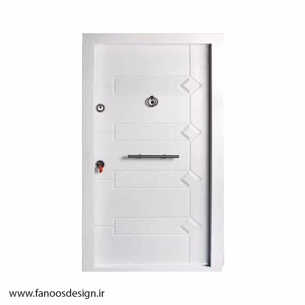 درب ضد سرقت با روکش چوب مدل ترک کد 1326