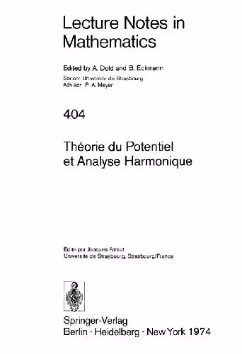 خرید و دانلود نسخه کامل کتاب Theorie du Potentiel et Analyse Harmonique
