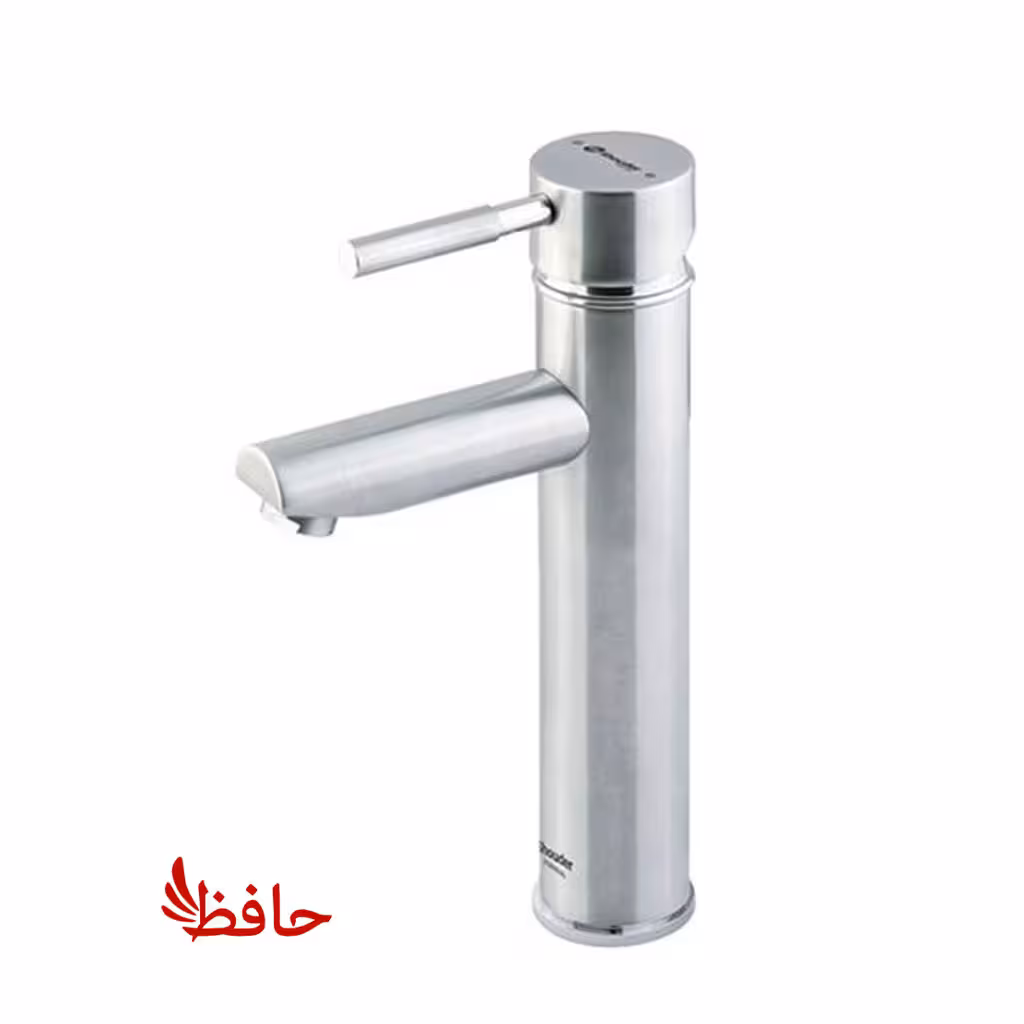 شیر روشویی پایه بلند شودر مدل موناکو پلاس کروم مات
