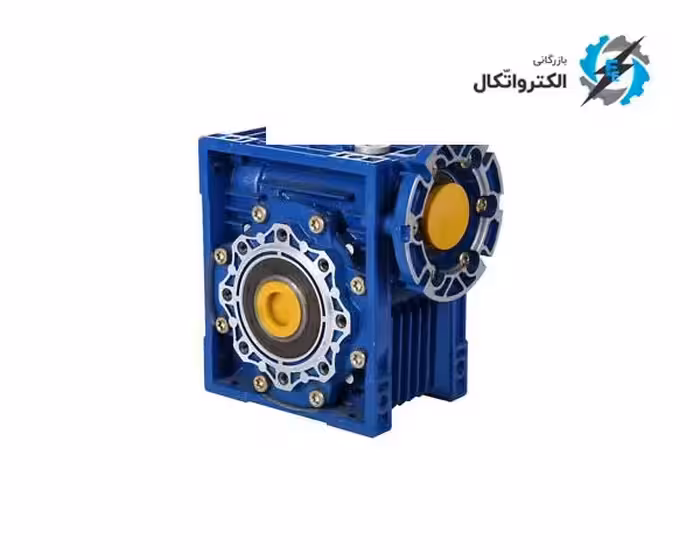 گیربکس NMRV سایز 75 نسبت 1 به 50 حلزونی مکعبی