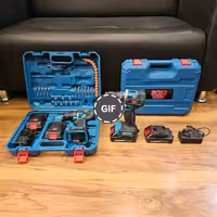 دریل پیچ گوشتی چکشی طرح ماکیتا شارژی سه نظام فلزی 36 ولت براشلس باس مدل BOSS 50-100N.M