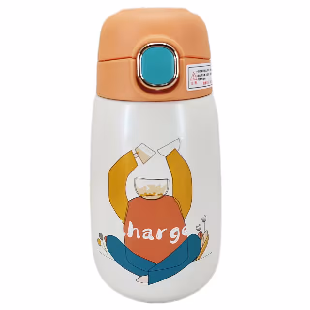 ماگ سفری مدل آدمک قفل دار کد 02 گنجایش 0.32 لیتر