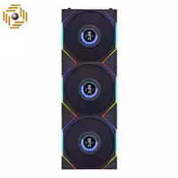 فن کیس لیان لی UNI FAN TL120 LCD Black Reverse Wireless  بسته 3 عددی