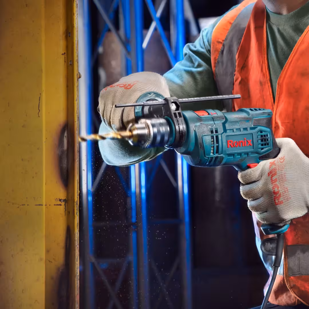 کیت دریل برقی چکشی 650 وات رونیکس مدل 2214LK