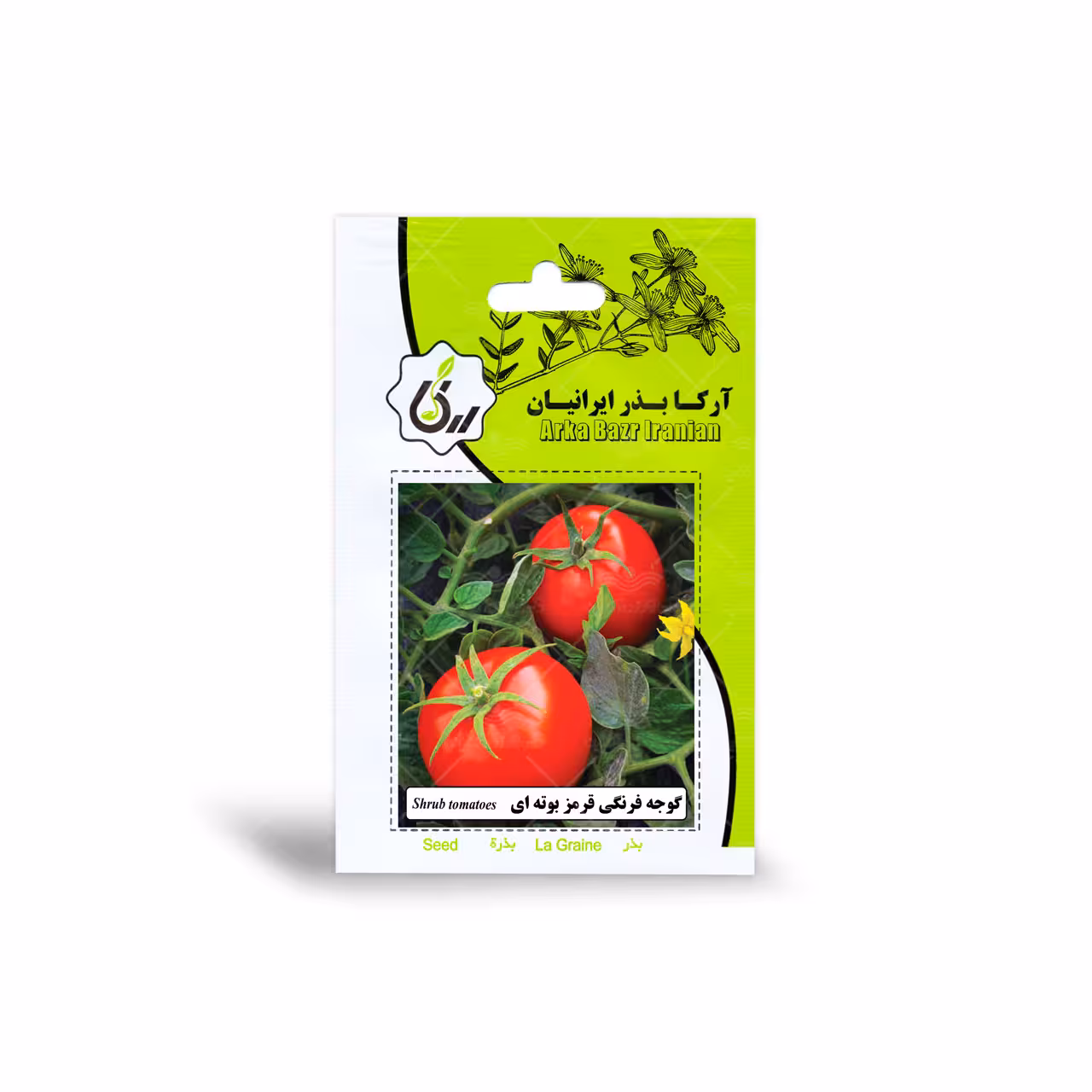 بذر گوجه فرنگی قرمز بوته ای آرکا بذر ایرانیان