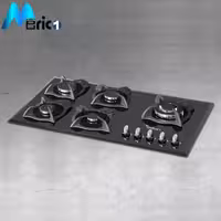 گاز رومیزی میلان کد G89 پنج شعله شیشه