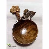 قاشق آجیل خوری طرح گل و برگ