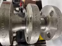 فلنج گلودار "2 /1 1  دابلکس ریس فیس کلاس 600 رد40  B16  از جنس  A/SA182/F51