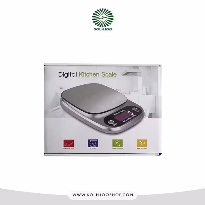 ترازو آشپزخانه 10 کیلویی دو دکمه