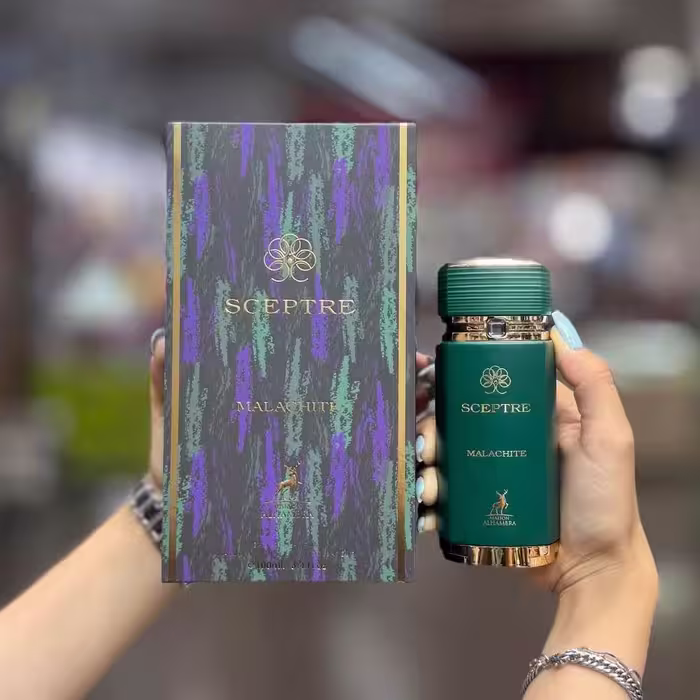 ادکلن سپتر مالاکیت سبز الحمبرا بولگاری له جم کبرا Sceptre Malachite 100میل