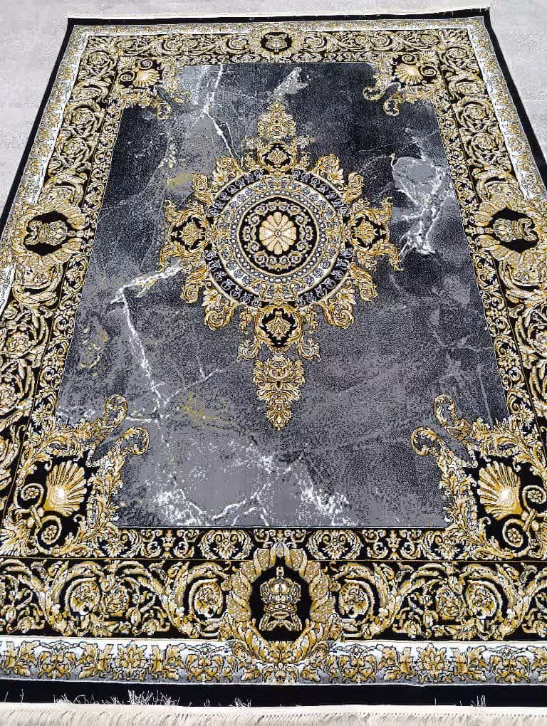 فرش ماشینی 9متری اقتصادی کاشان نقشه ژیوامشکی(ارسال رایگان)