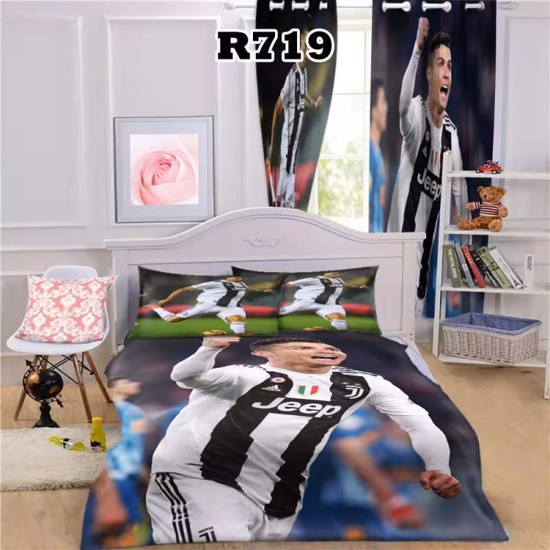 روتختی سه بعدی طرح چهره رونالدو