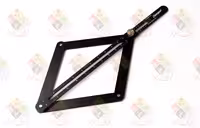 خط کش زاویه سنج سه گوش 30 سانت داسکوا مدل 0305-1804