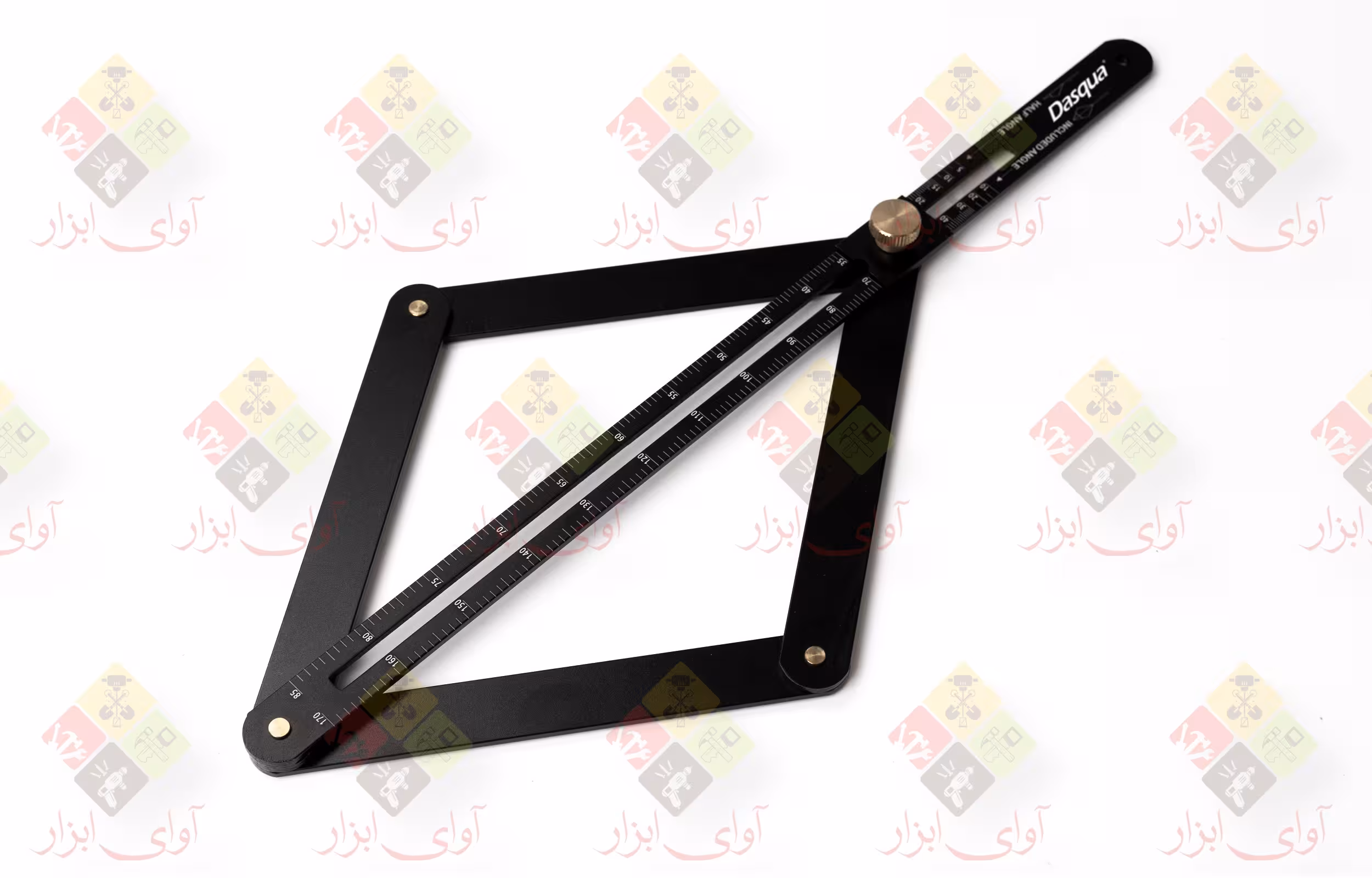 خط کش زاویه سنج سه گوش 30 سانت داسکوا مدل 0305-1804