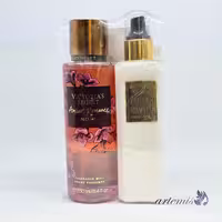 پک دوتایی بادی میست و لوسیون بدن ویکتوریا سیکرت مدل Fragrance Mist و Body Lotion