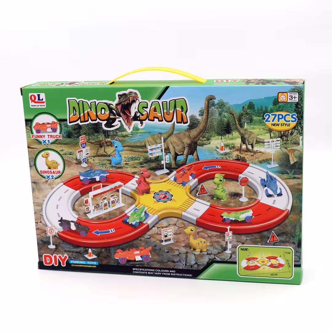 پارکینگ ریلی 27 قطعه دایناسور P61