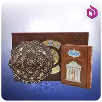 حافظ جيبی چرم با بشقاب الماس تراش 20