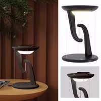 چراغ مطالعه LED رومیزی هوشمند و شارژر بی سیم  wireless charge smart