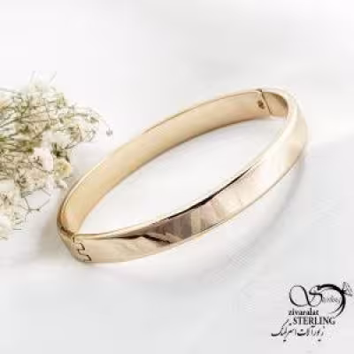 دستبند النگویی آیینه ای ژوپینگ سایز2 کد 17591