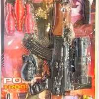 مجموعه کلاش پلیسی دوربین دار توپ انداز و پرتابی   آبپاش وکیوم