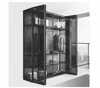 پروفیل افقی بالا و پایین درب کمد و کابینت مدل پرشین استایل رنگ نوک مدادی مات 240 سانتی متری فانتونی کد I282