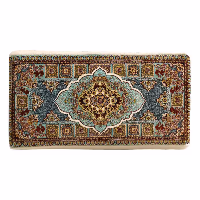 پشتی ماشینی طرح حوض نقره/پشتی نارسیس کاشان کد 4 | فروشگاه نارسیس