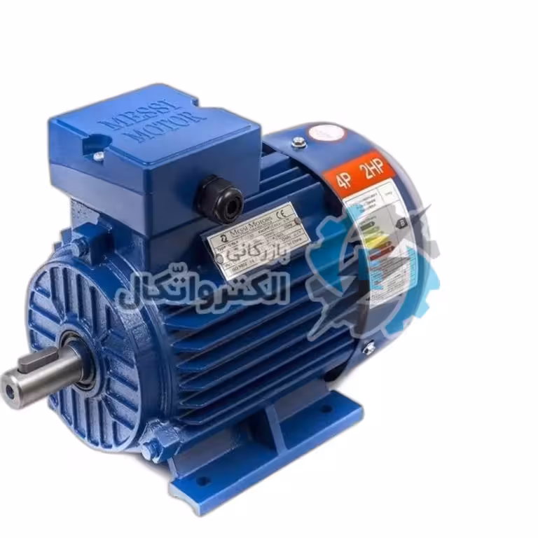 الکتروموتور چینی سه فاز 5.5 کیلووات پوسته چدن مسی موتور