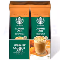 قهوه فوری طعم کارامل لاته استارباکس بسته 10 عددی