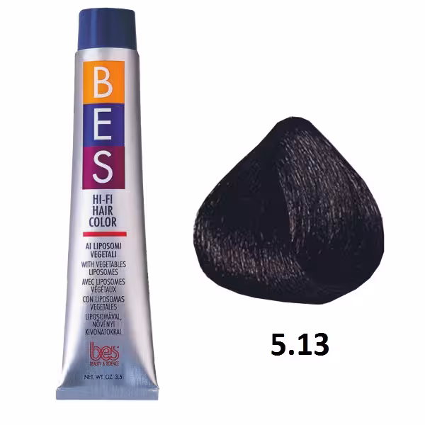 رنگ مو بس سری Marquetee مدل Ash Golden Light Blonde شماره 5.13