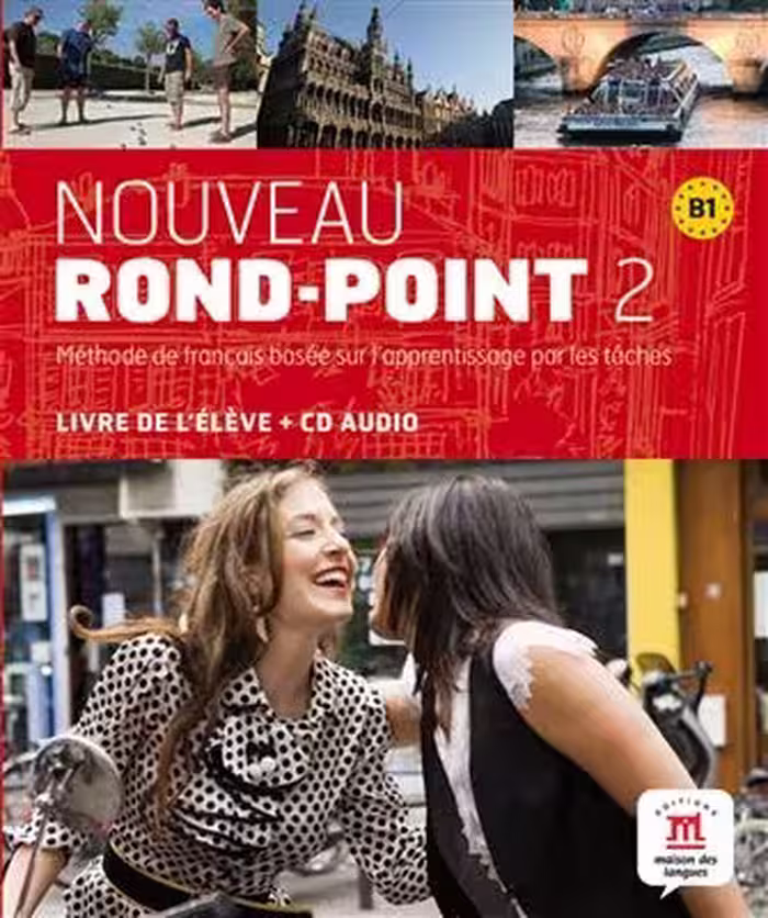کتاب زبان فرانسوی روند پوینت Nouveau Rond-Point 2   Cahier