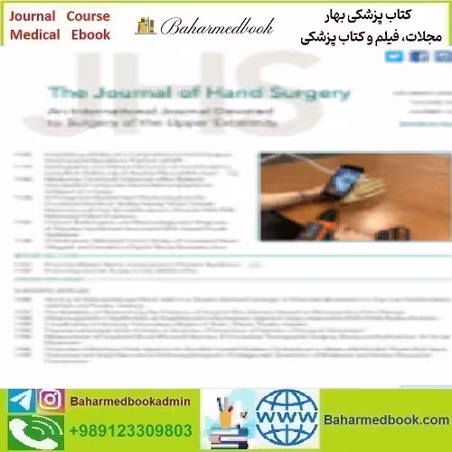 The Journal of Hand Surgery Volume 45 Issue 1 to 12 2020 TRU
