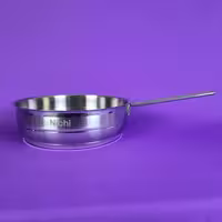 تابه استیل تک دسته سایز 20 نیچی