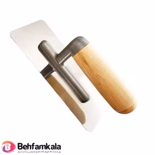 ماله استیل دسته چوبی کوچک