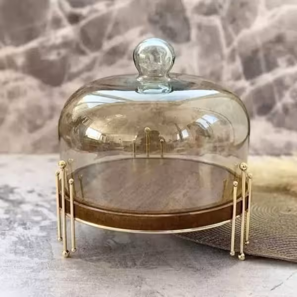 کیک خوری چوبی استنددار 26 سانت