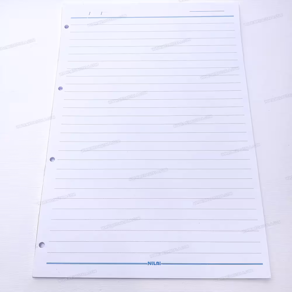 یدک کلاسور 4 سوراخ نیلای 50 برگ