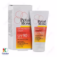 کرم ضد آفتاب پتال رز مناسب پوست چرب SPF90 حجم 50 میلی لیتر