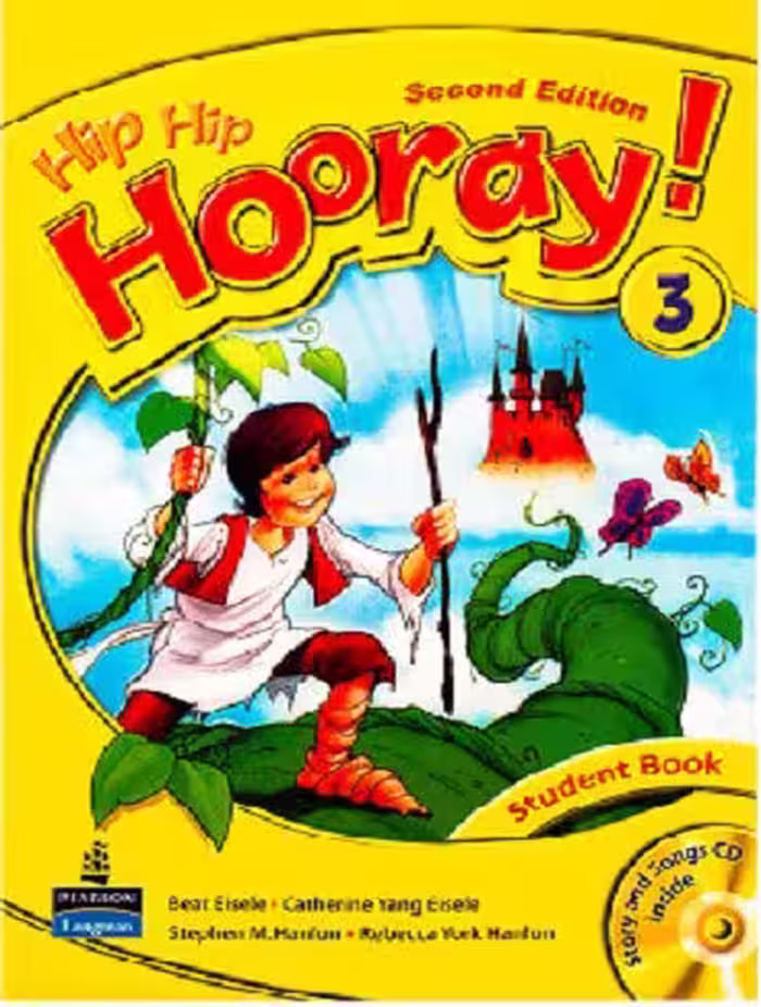 Hip Hip Hooray 3 2nd SB WB CD کتاب هیپ هیپ هورای 3 (کتاب دانش آموز کتاب کار CD)