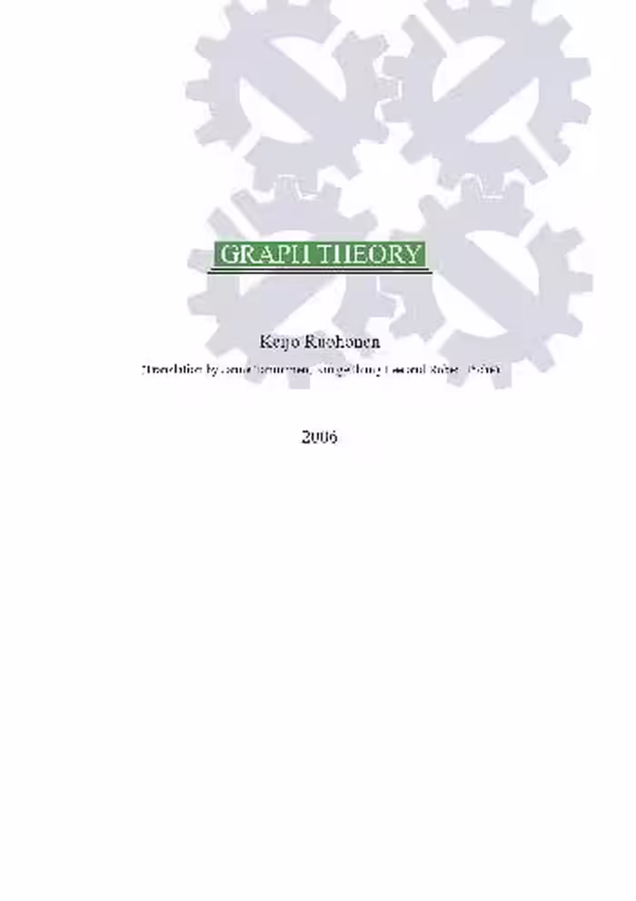 خرید و دانلود نسخه کامل کتاب Graph Theory